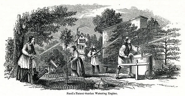 Reads patent garden watering engine 1851