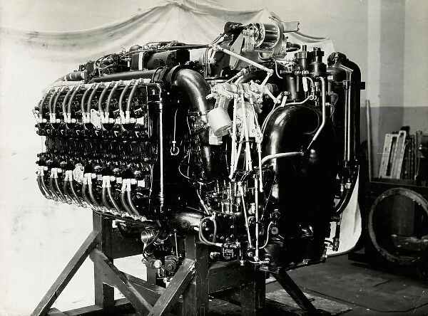 Rear equipment of the Sabre VII engine
