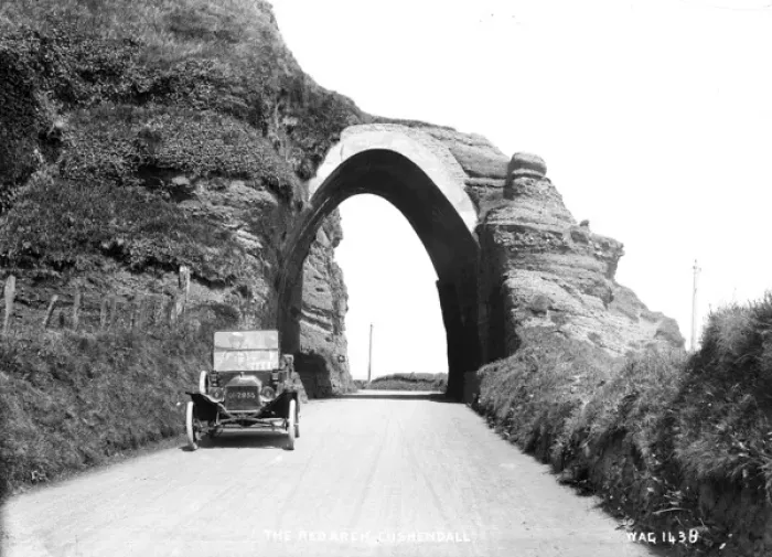 Framed Print : The Red Arch Print, Cushendall Framed Print : The Red Arch Print, Cushendall