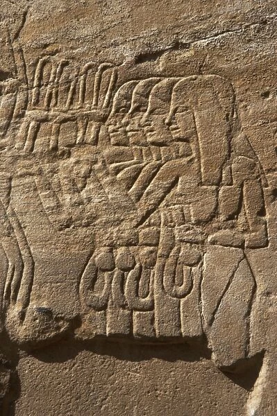 Relief depicting a group of women