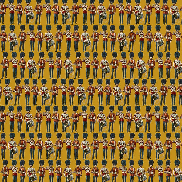 Repeating Pattern - guardsmen, yellow