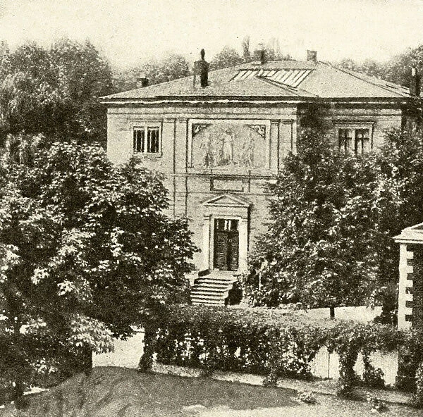 Richard Wagner (1813 - 1883) German composers villa, Wahnfried, at Bayreuth
