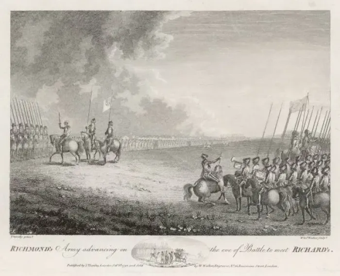 Framed Print : Richmond's Army Advances Print Framed Print : Richmond's Army Advances Print
