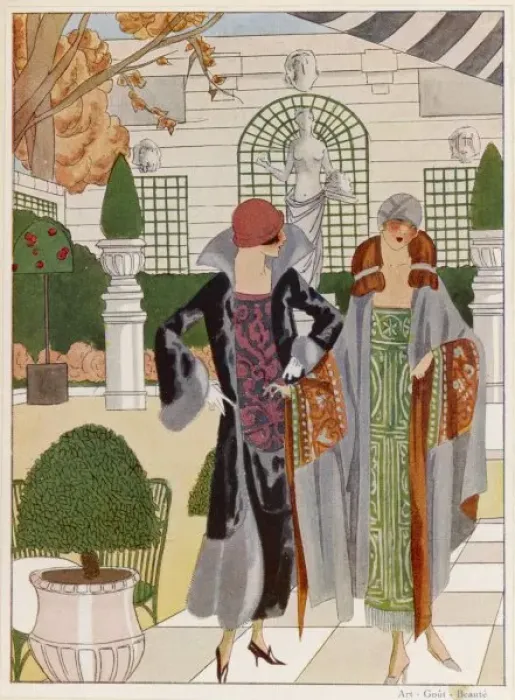Framed Print : Ritz Dinner Time Ladies Print