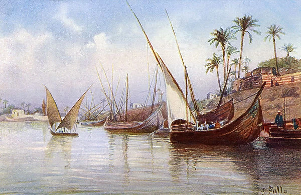 River Nile near Port Said, Egypt