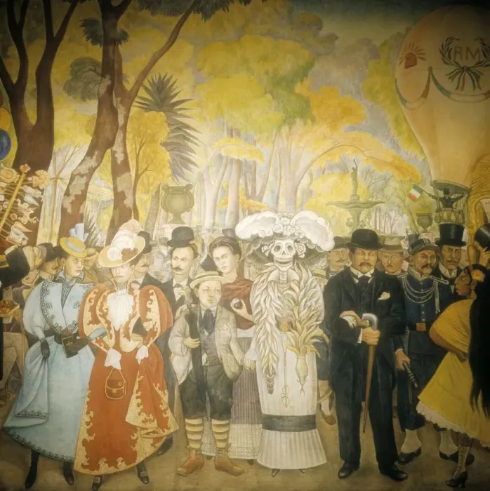 Framed Print : Diego Rivera's Dream of a Sunday Afternoon Print, 1947-1948 Framed Print : Diego Rivera's Dream of a Sunday Afternoon Print, 1947-1948