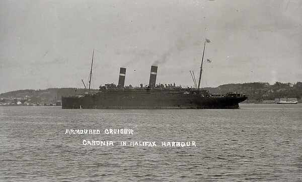RMS Caronia, Halifax, Nova Scotia Canada, WW1