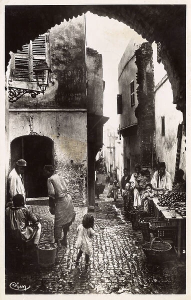 A road in the Arab Quarter - Constantine, Algeria
