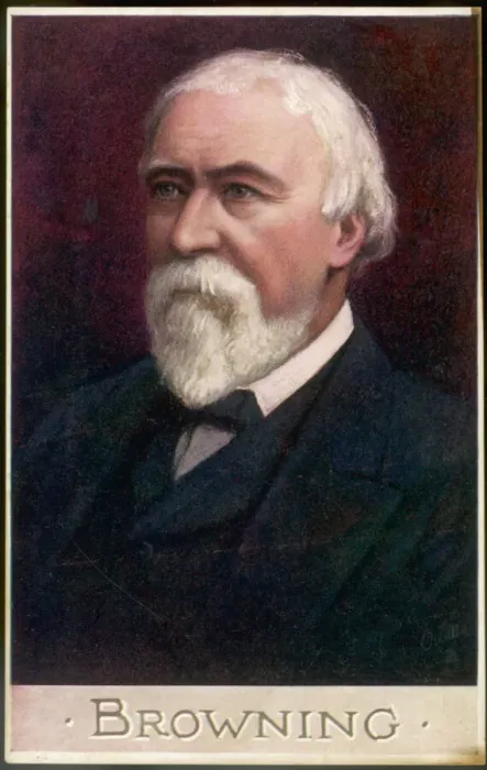 Framed Print : Robert Browning Colour Print