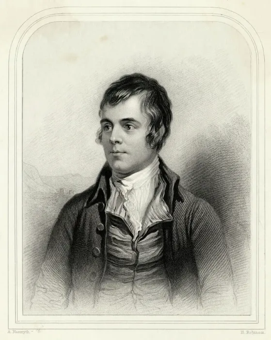 Framed Print : Robert Burns Portrait Print Framed Print : Robert Burns Portrait Print