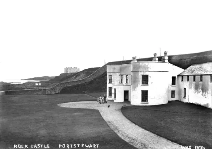 Framed Print : Rock Castle, Portstewart Print - Early 1900s