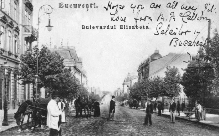 Framed Print : Romania - Bucharest Print circa 1910s