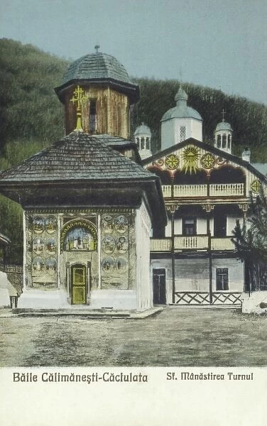 Romania - Calimanesti - Monastery & Tower