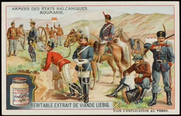 Framed Print : Romanian Troops in the Field Print Framed Print : Romanian Troops in the Field Print