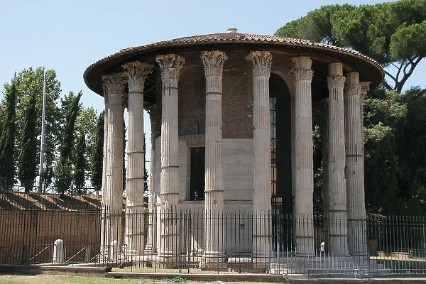 Rome. Circular Temple of Hercules Victor. Italy