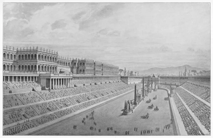 Framed Print : Print of the Circus Maximus in Ancient Rome Framed Print : Print of the Circus Maximus in Ancient Rome