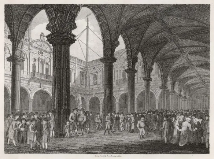Framed Print : Royal Exchange (2nd) Interior Print
