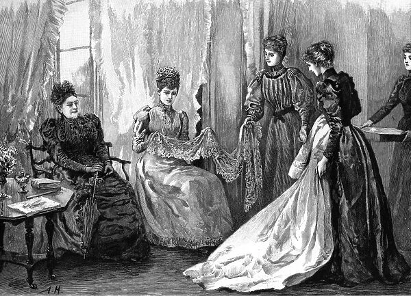 Royal wedding 1893 - buying trousseau materials