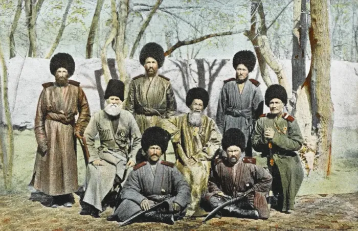 Framed Print : Russian Cossacks Print: Volga and Don Region, Russia Framed Print : Russian Cossacks Print: Volga and Don Region, Russia