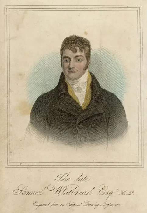 Framed Print : Samuel Whitbread Print, Engraving Framed Print : Samuel Whitbread Print, Engraving