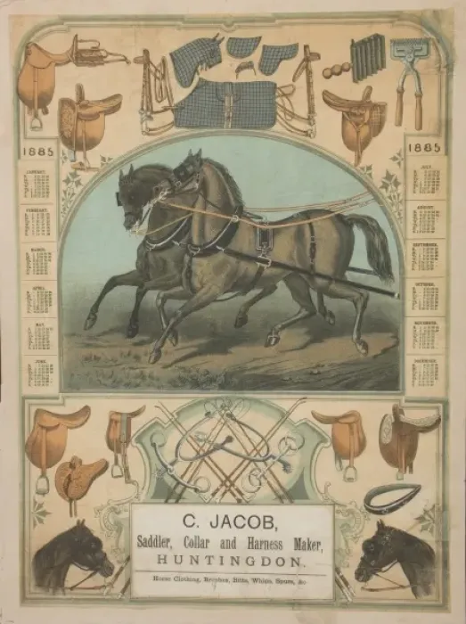 Framed Print : C.Jacob's Saddler and Harness Maker Print Framed Print : C.Jacob's Saddler and Harness Maker Print
