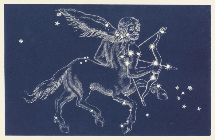 Framed Print : Sagittarius Constellation Print Framed Print : Sagittarius Constellation Print