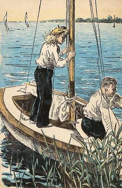Out Sailing - Young Couple in The Netherlands