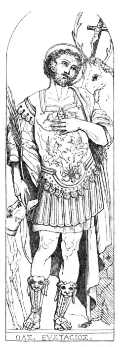 Framed Print : Saint Eustachio Print, Roman General Conversion Framed Print : Saint Eustachio Print, Roman General Conversion