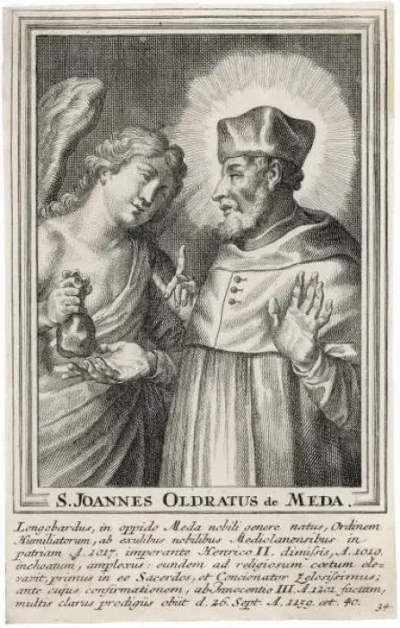 Framed Print : Print of Saint John of Meda Framed Print : Print of Saint John of Meda