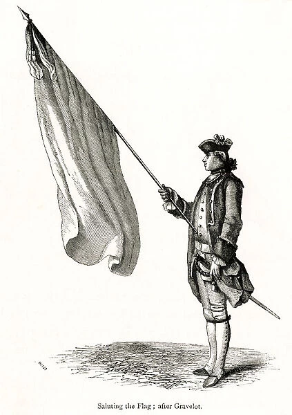 SALUTING THE FLAG-FRENCH