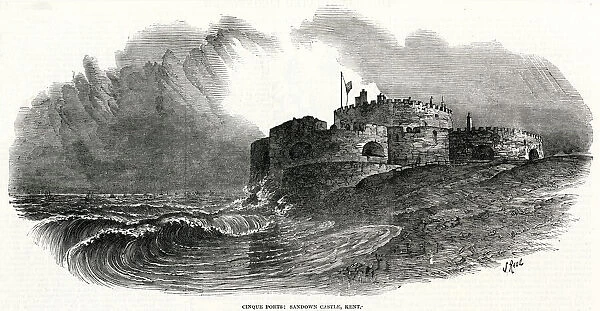Sandown Castle, Kent 1853