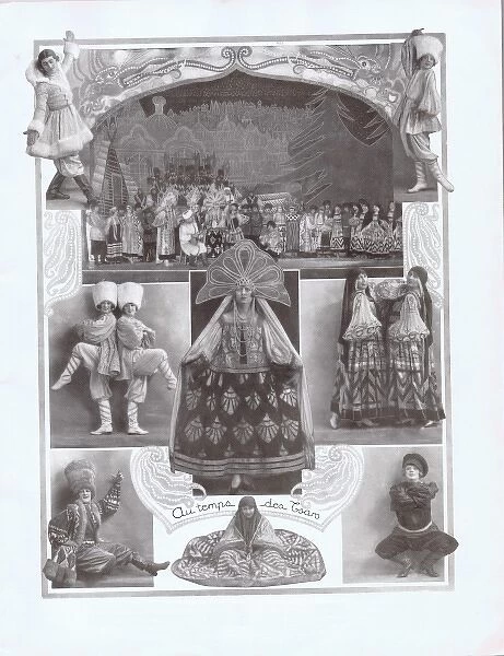 The scene Au Temps des Tsars from the revue Bonjour Paris at