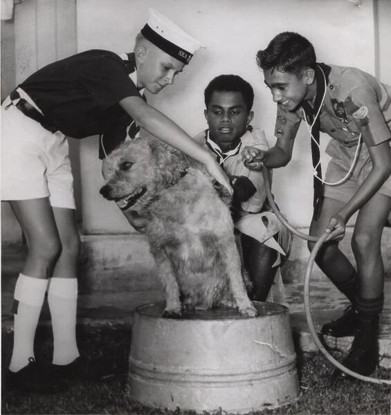 Scouts from Fiji, South Pacific
