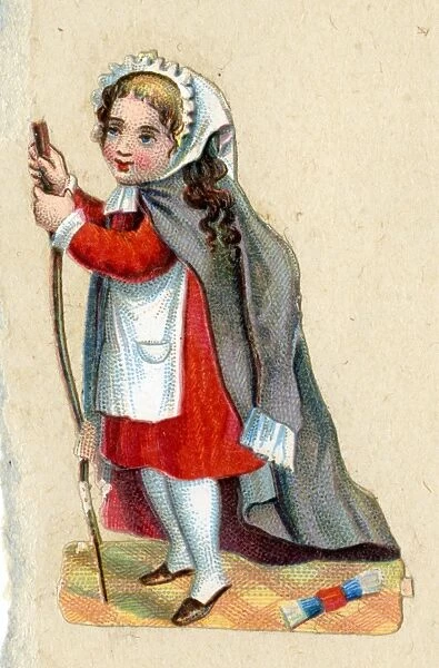 Scrap - girl dressed as a nurse