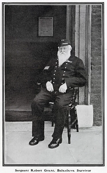 Sergeant Robert Grant at Royal Hospital Chelsea 1902