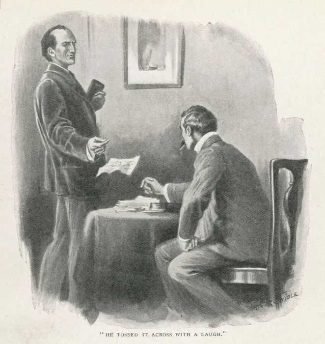 Framed Print : Sherlock Holmes Print: A Telegram from Mary Evans Framed Print : Sherlock Holmes Print: A Telegram from Mary Evans