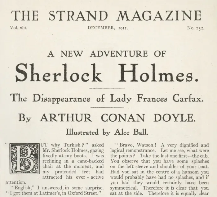 Framed Print : Sherlock Holmes Print: The Disappearance of Lady Frances Carfax Framed Print : Sherlock Holmes Print: The Disappearance of Lady Frances Carfax