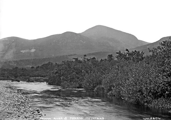 Shimna River and Mourne Mountains