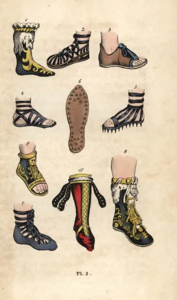 Roman hobnail boots hotsell