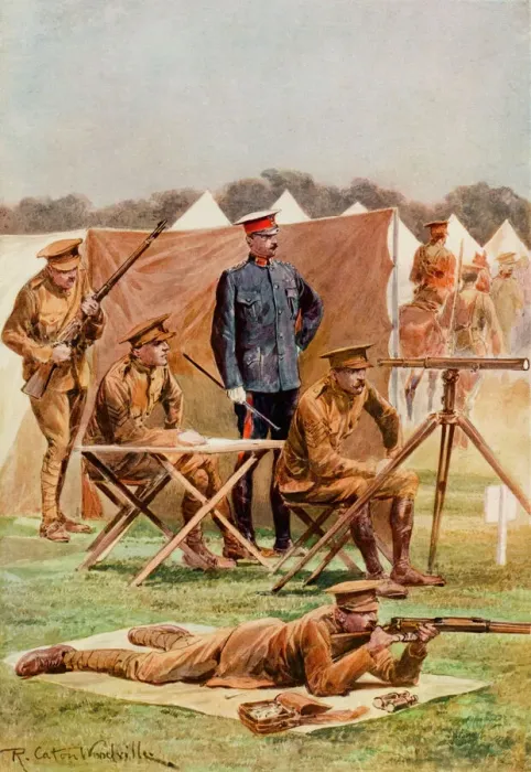 Framed Print : Bisley Riflemen Shooting Print Framed Print : Bisley Riflemen Shooting Print