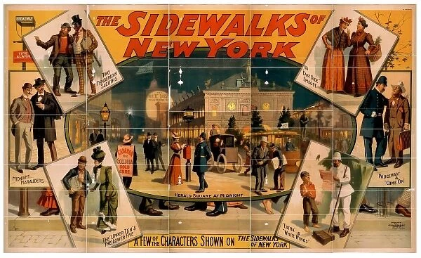 The sidewalks of New York