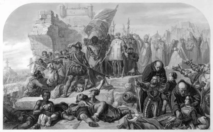 Framed Print : Malta Siege Print Framed Print : Malta Siege Print