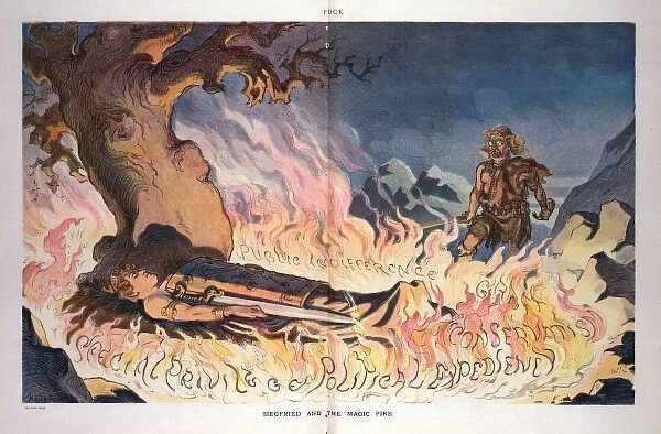 Siegfried and the magic fire