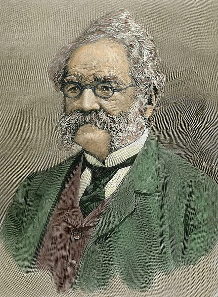 Siemens, Werner von (1816-1892). Engraving