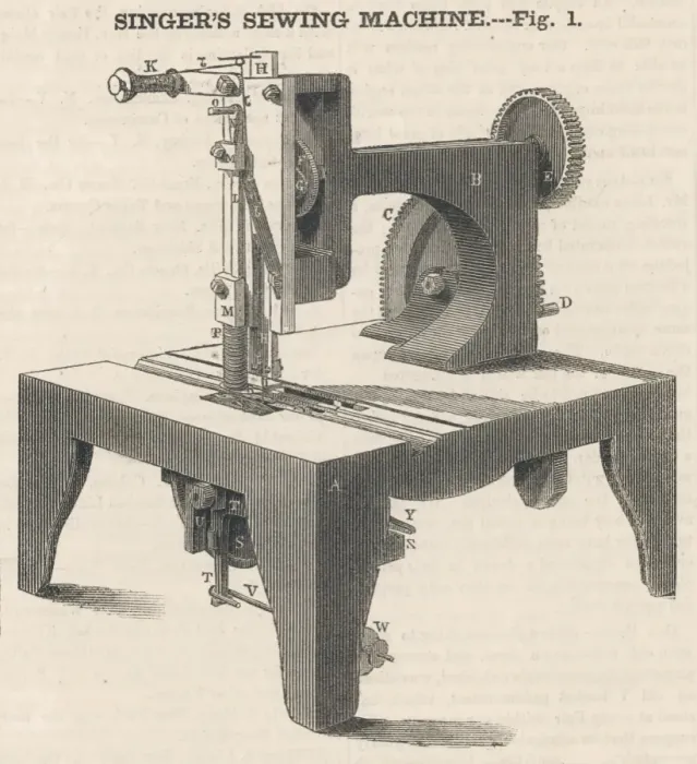 Framed Print : Singer Sewing Machine Print Framed Print : Singer Sewing Machine Print