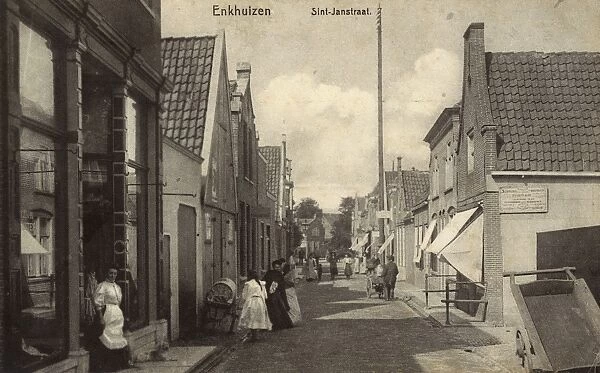 Sint Janstraat, Enkhuizen, North Holland, Netherlands