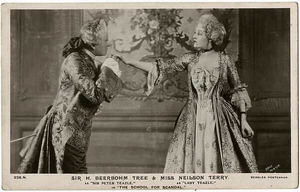Sir H. Beerbolm Tree and Miss Neilson Terry