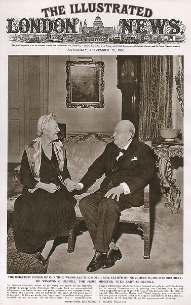 Sir Winston Churchill and Lady Clementine Churchill