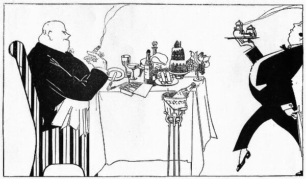 A sketch of a Parisien gourmet, 1922