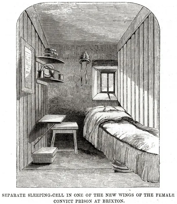 Framed Print : Brixton Prison Sleeping Cell Print Framed Print : Brixton Prison Sleeping Cell Print